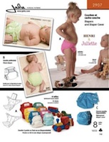 Cloth Diaper and Diaper Cover Pattern - Jalie Sewing Patterns